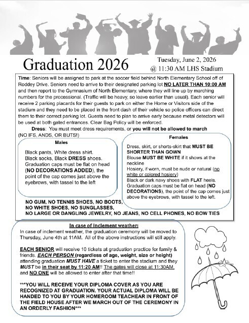 Graduation Flyer