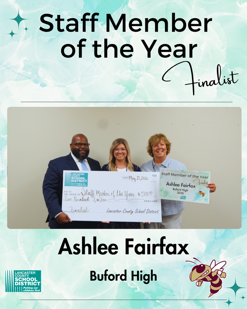 Staff  Teacher of the Year - Ashlee Fairfax - Buford High