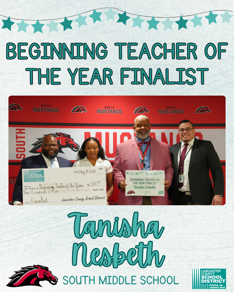 Beginning Teacher of the Year - Tanisha Nesbeth -South Middle School