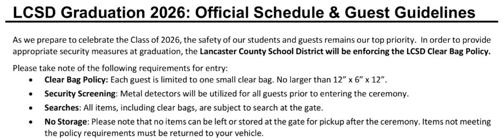 Image of Graduation Info