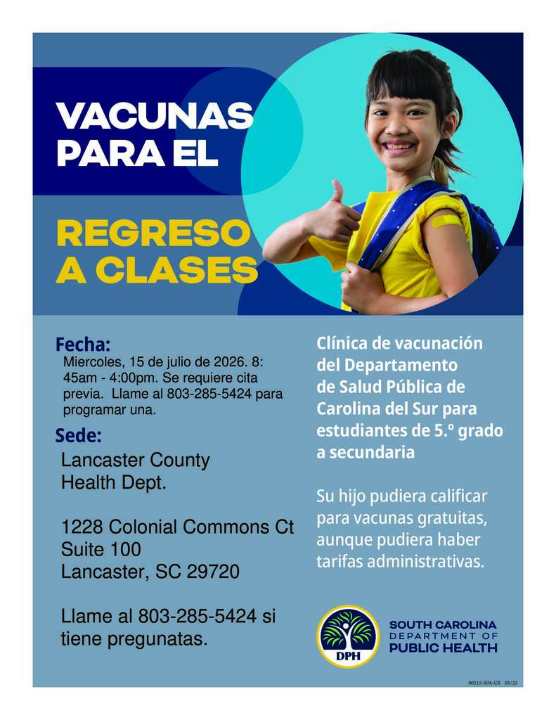 Back to School Vaccine Clinic