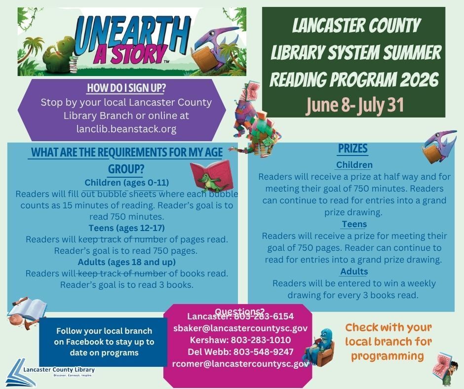 Public library summer program info