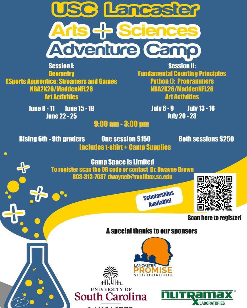 USC Lancaster Summer Camp