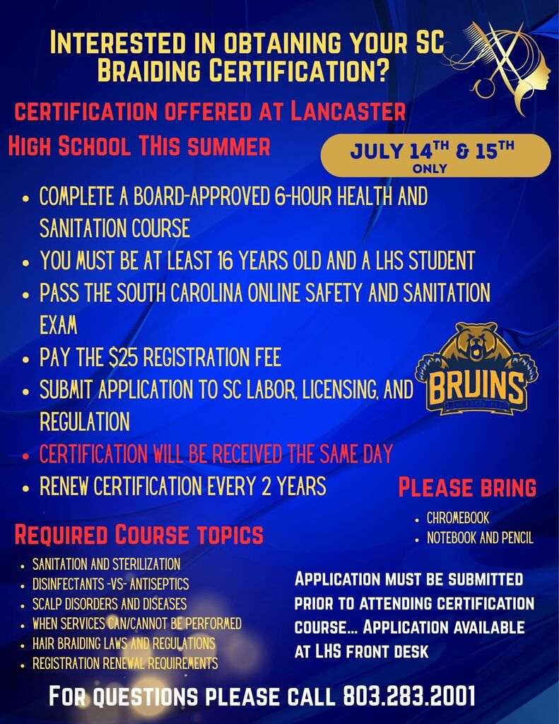 Braiding Certification 