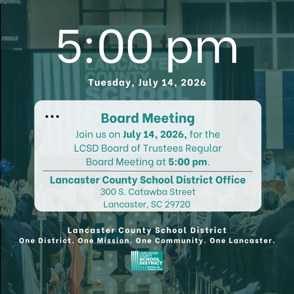 LCSD Board Meeting on July 14, 2026 at 5pm