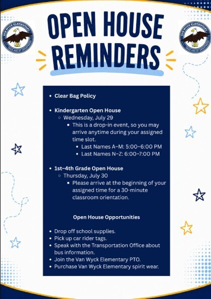 open house additional details