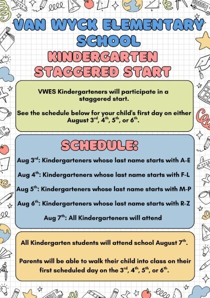 kinder staggered start