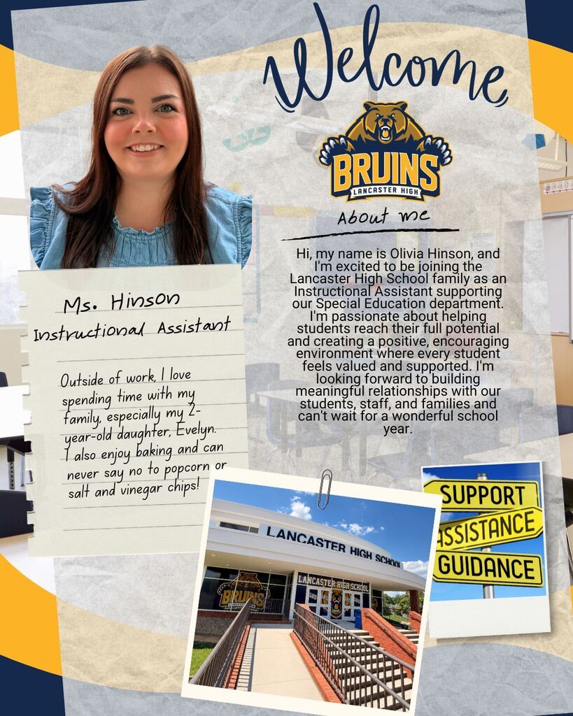 New teacher Hinson