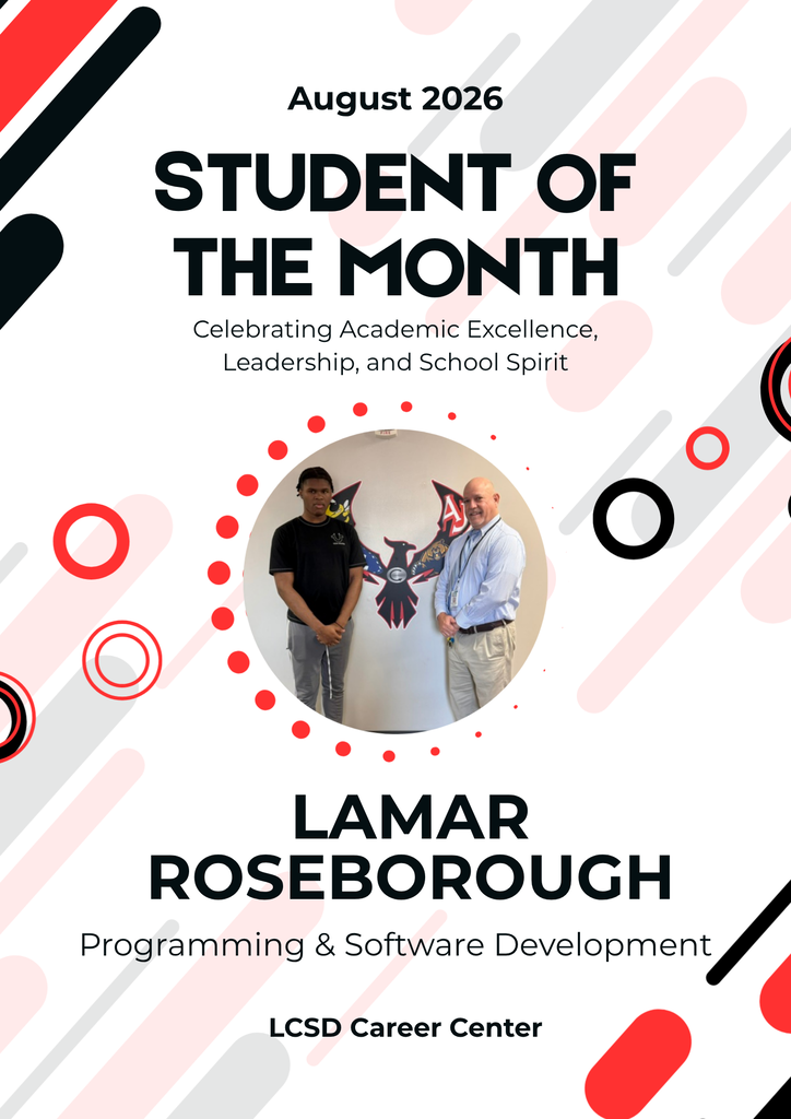 LCSDCC August Student of the Month