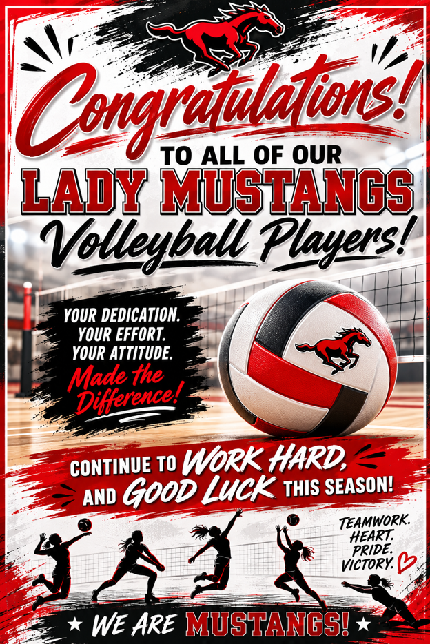 Congrats to the girls who made the volleyball team for 2026