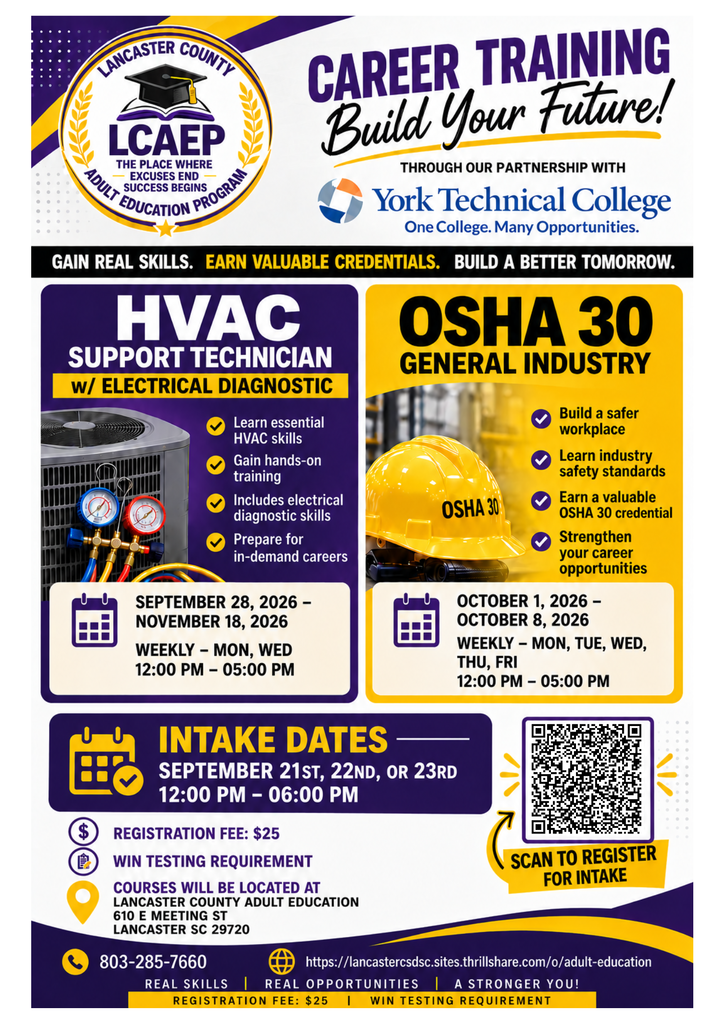 York Tech Classes