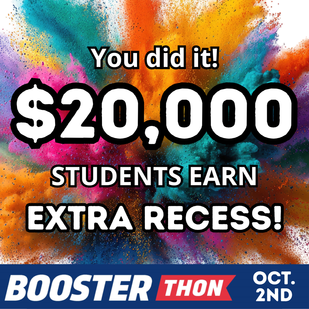 An advertisement shows a colorful powder explosion background with bold text saying "$20,000 STUDENTS EARN EXTRA RECESS!"