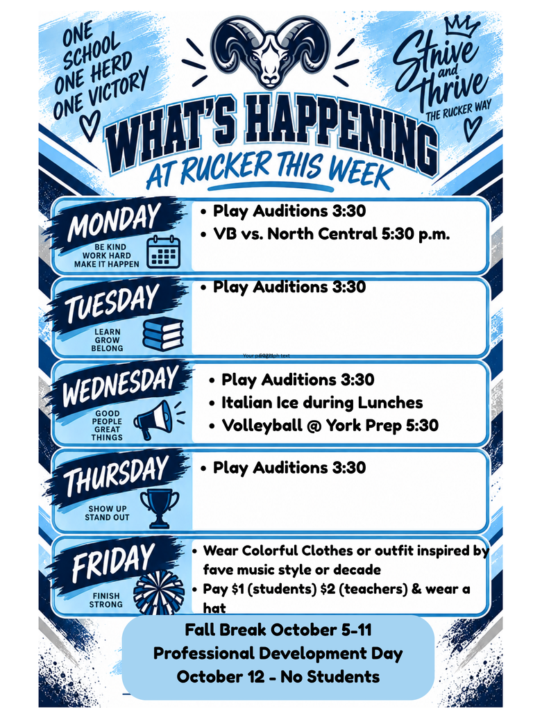 Happenings at Rucker 