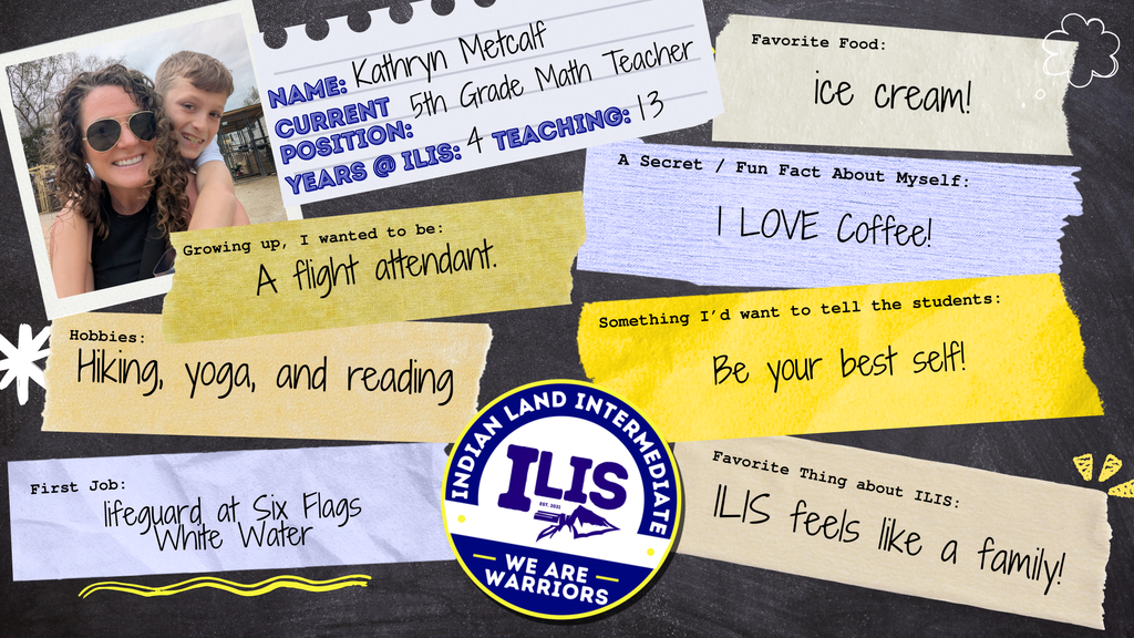 A bulletin board with various colorful sticky notes, featuring a photo of a smiling woman and text about hobbies and work experiences.