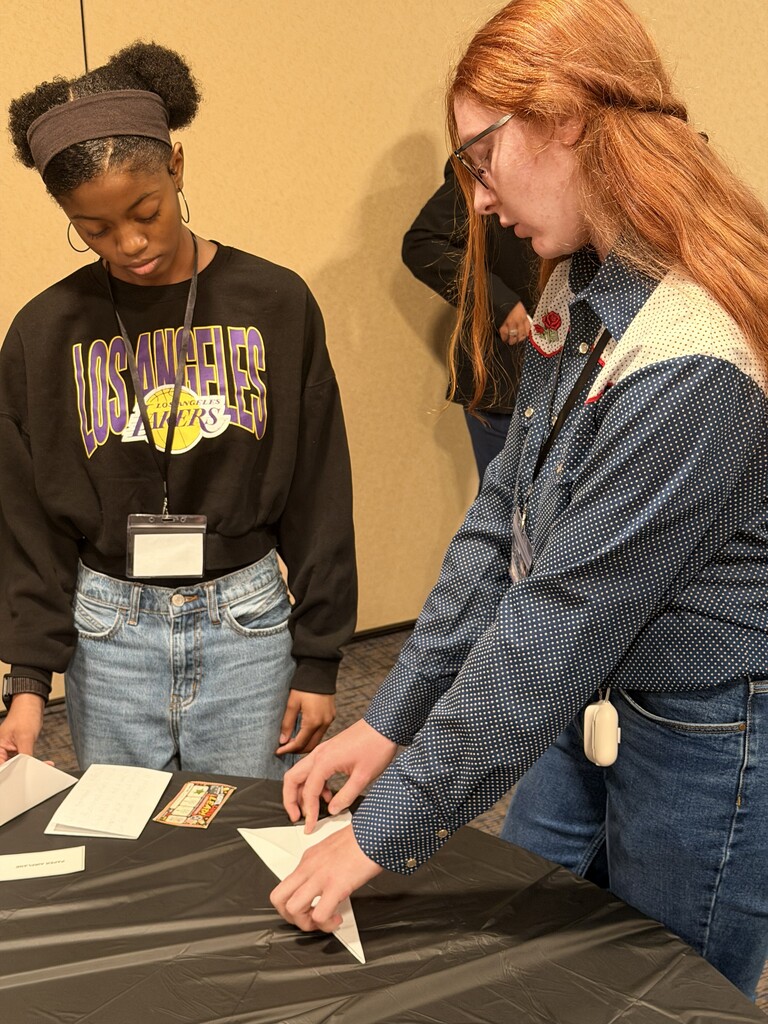 Students working on a mini-lesson