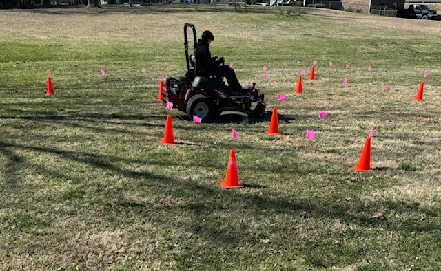 Horticulture Students Mower