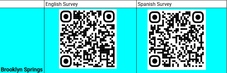 QR code for survey