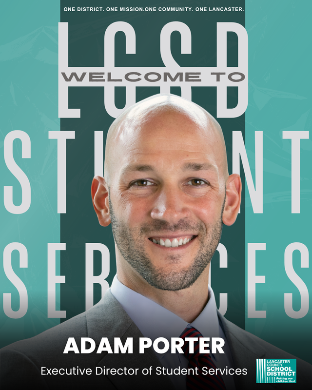 Adam Porter named Executive Director of Student Services