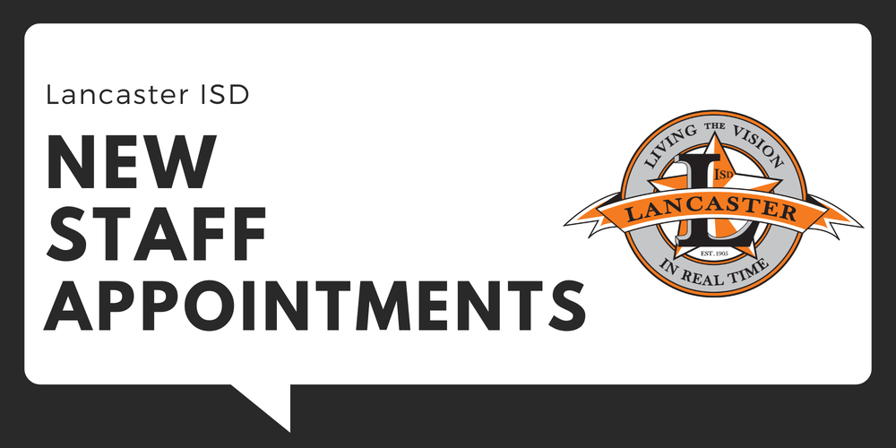 New Staff Appointments