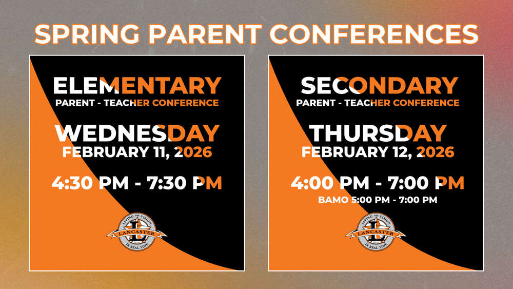Upcoming Parent Conferences