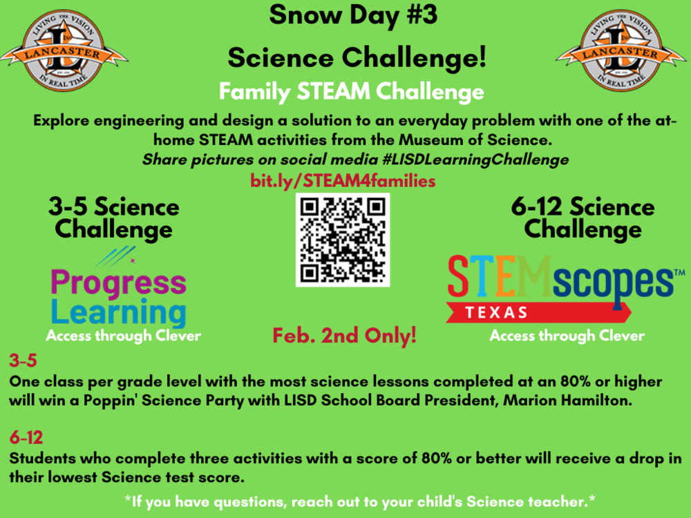 Lancaster ISD Science Challenge