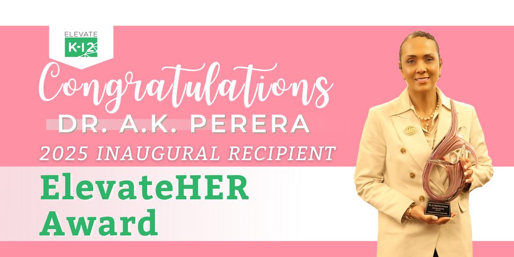 Perea Elevate K-12 ElevateHER Award