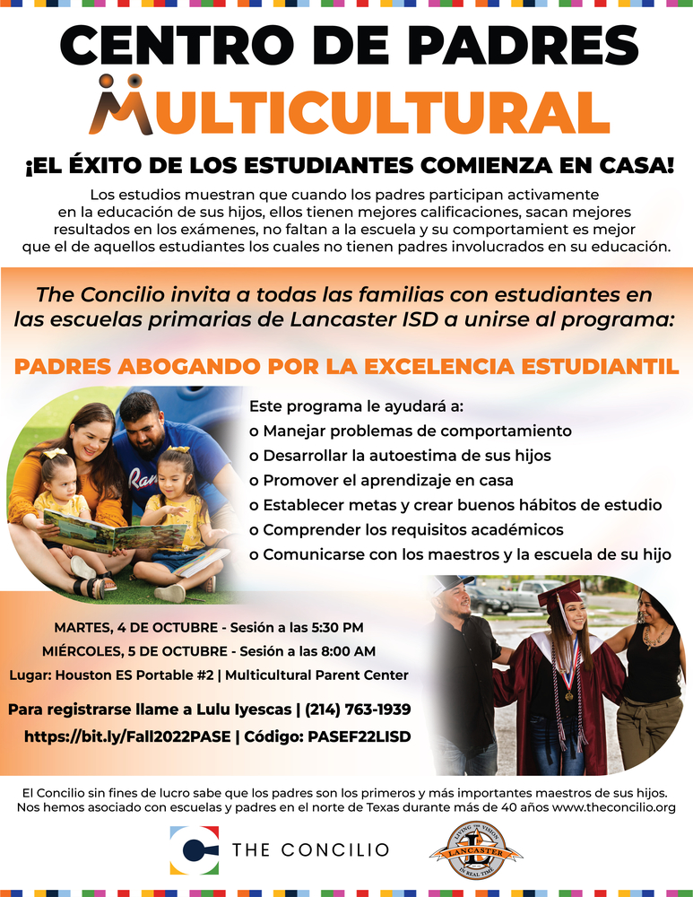Lancaster ISD and The Concilio Flyer