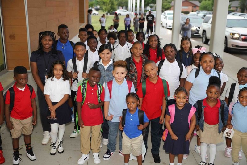 First Day Group of Students