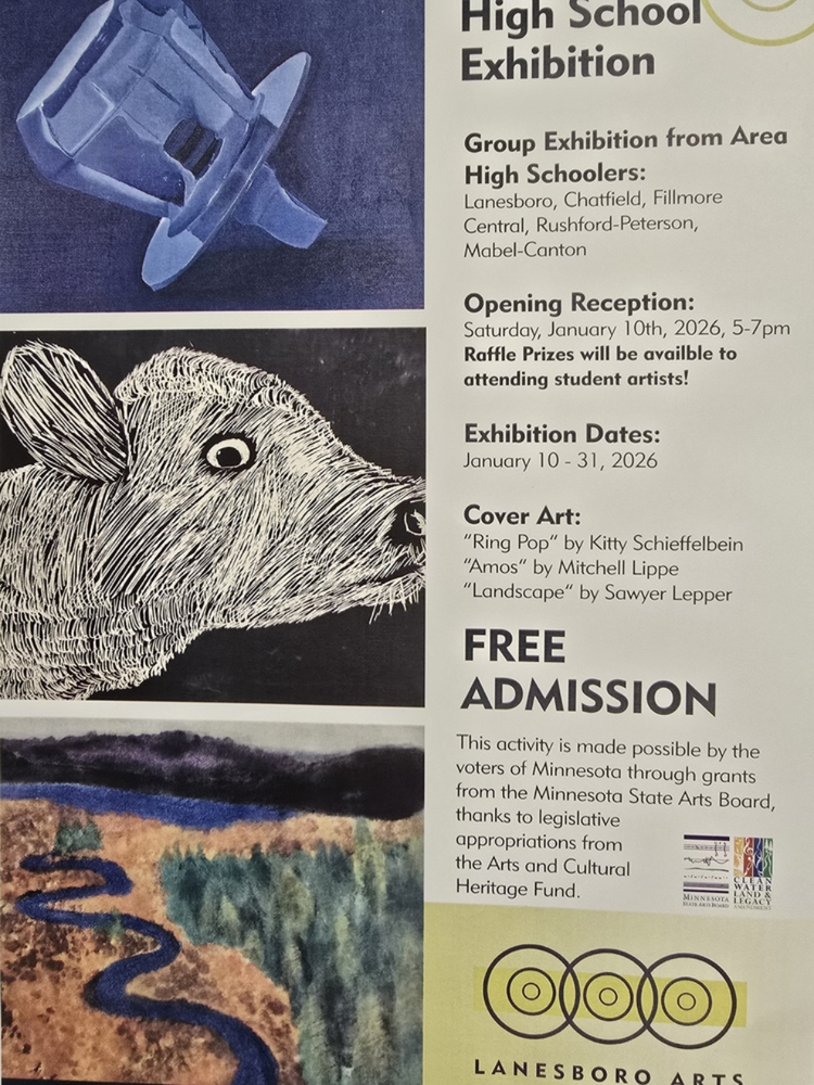 poster for Lanesboro arts