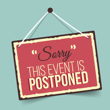 Sorry This Event Is Postponed