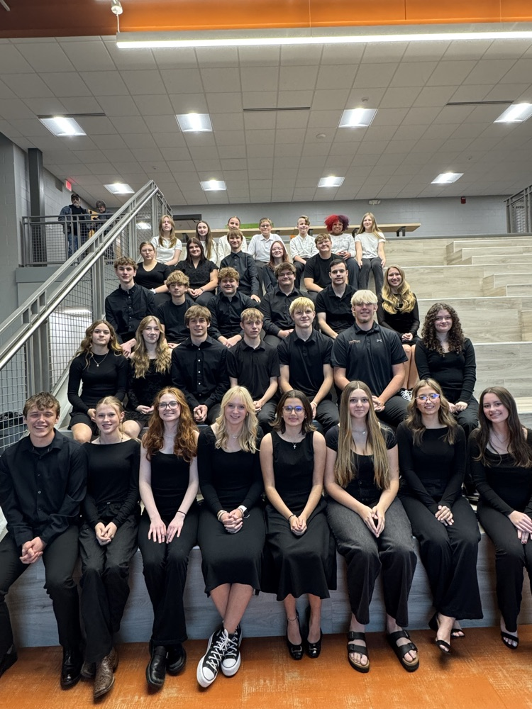 Honor band and choir participants