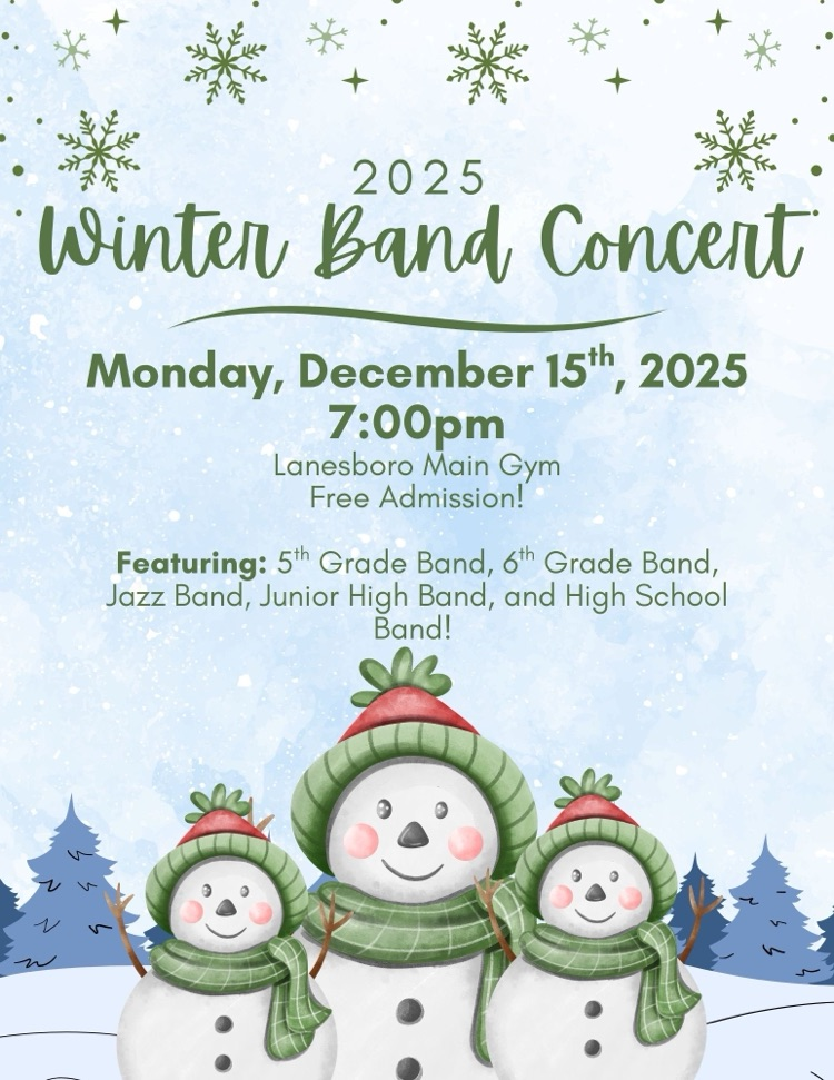 Winter Band Concert Flyer