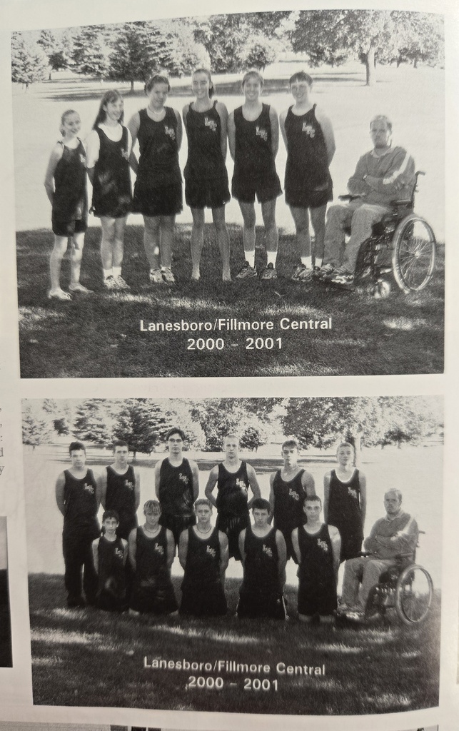 2000-2001 Cross Country Team Photo