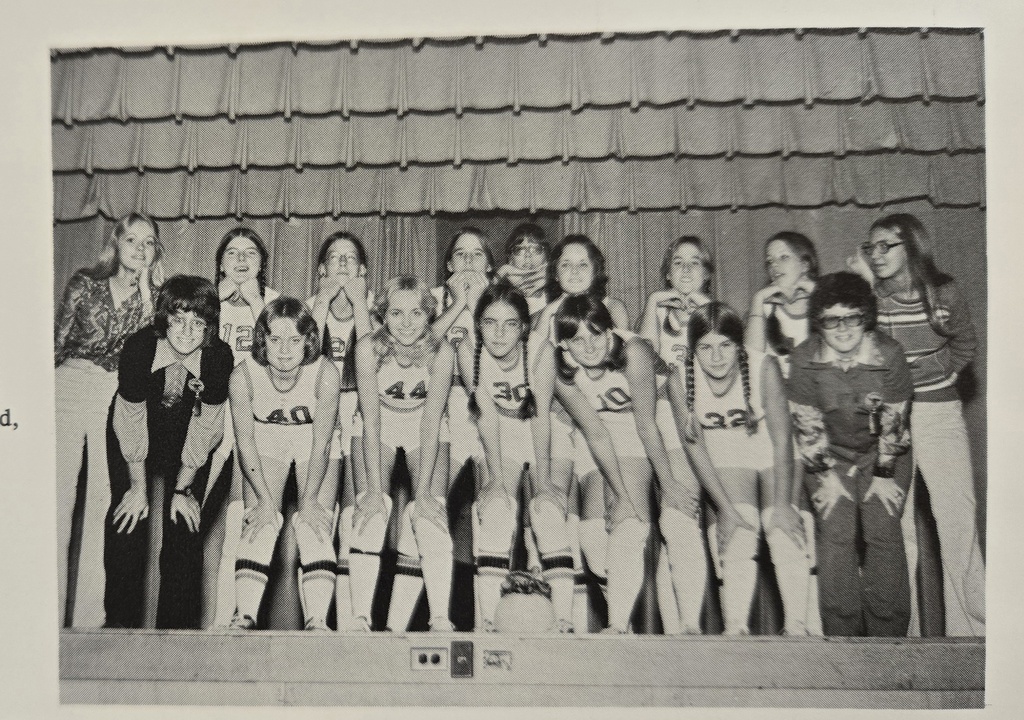1976 Volleyball Team Yearbook Photo