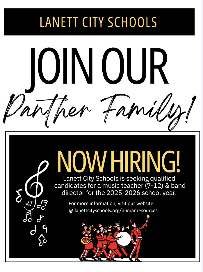 Music Teacher_Band Director now hiring flyer