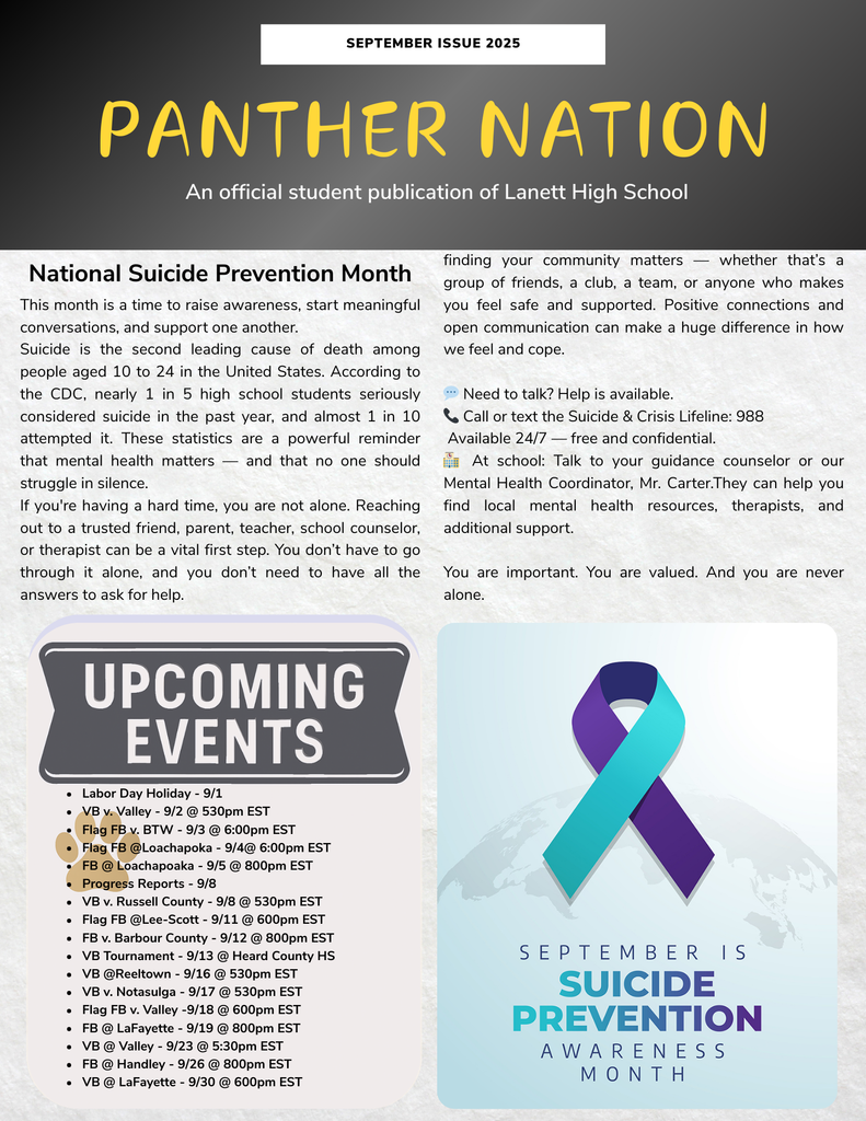September 2025 Newsletter English page 1