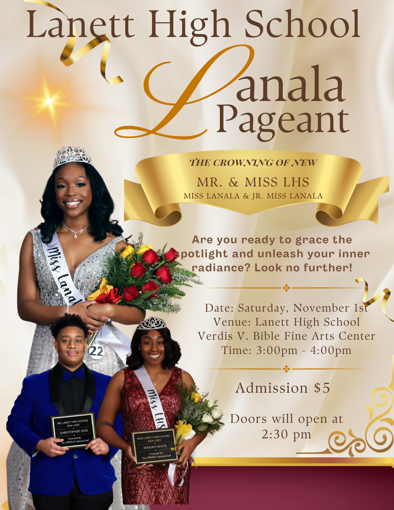Photo shows last year's Miss Lanala winner, as well as last year's Mr. and Miss LHS.