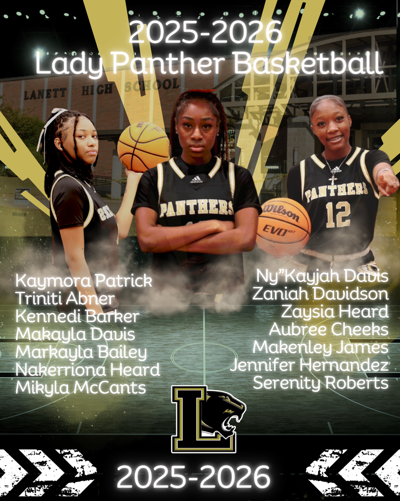 🏀 Congratulations, Panthers! 🏀 Congratulations to the following girls for making this year’s Basketball Team! We’re looking forward to an exciting and successful season ahead! 💛🖤 #GoPanthers #LanettBasketball #PantherPride