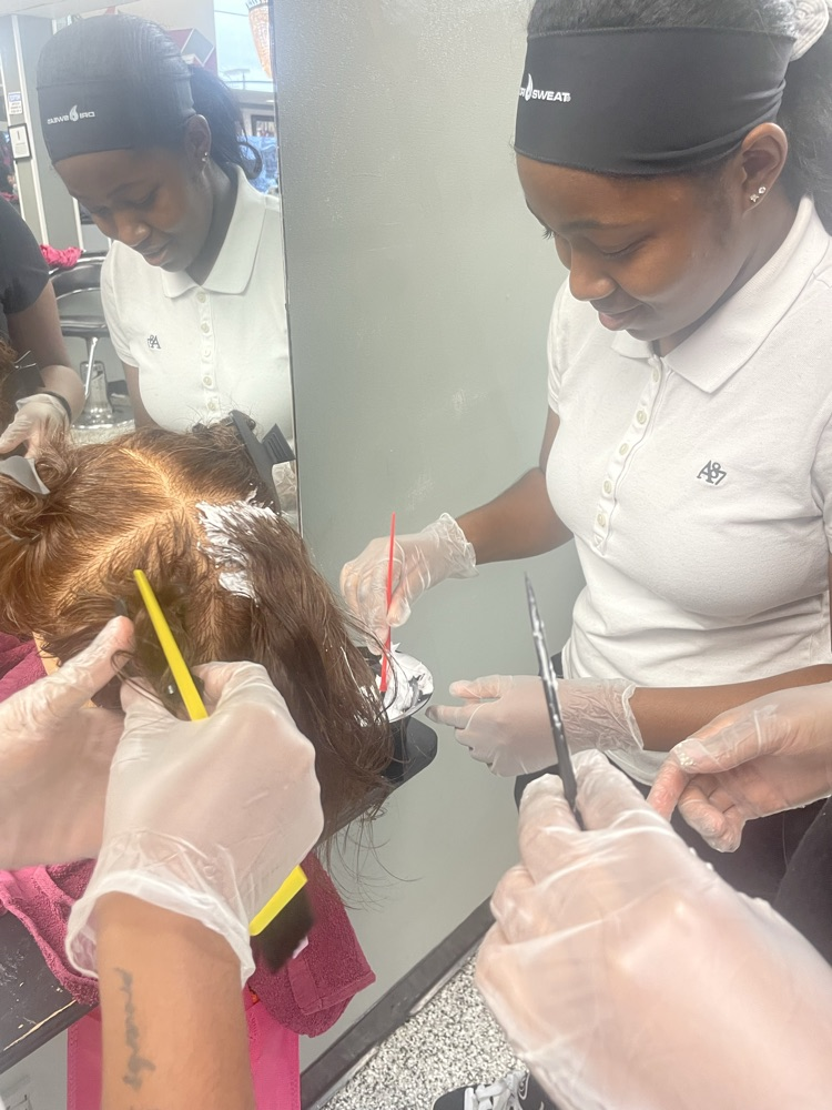 RiverTown visit - Our students had an amazing opportunity to visit Rivertown School of Beauty and Barbering in Columbus, GA! During the field trip, they learned about the many career paths available in cosmetology and barbering, watched live demonstrations from industry professionals, and gained valuable insight into the skills and training needed to succeed in the beauty industry. It was an inspiring, hands-on experience that encouraged students to think about their futures and explore their passions!