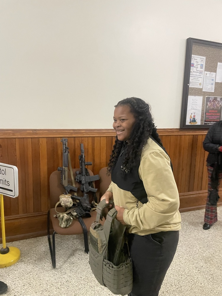 Students touring Chambers County Courthouse and Jail.