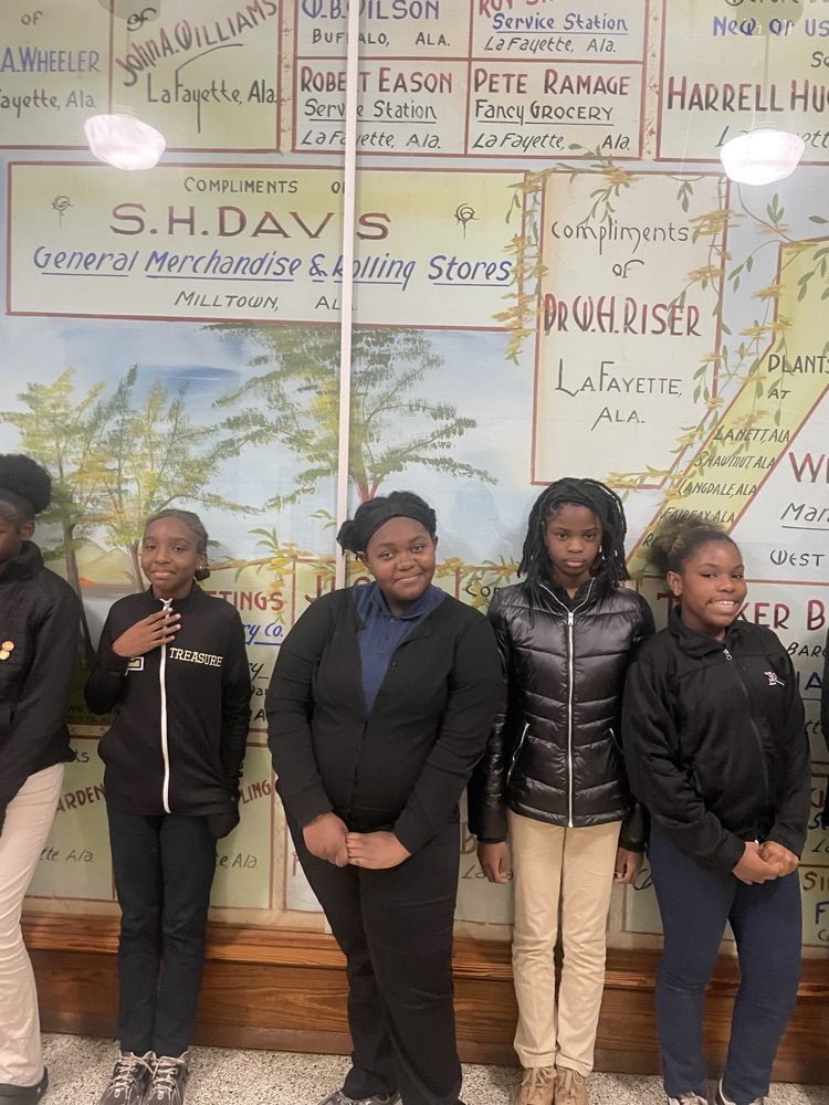 Students touring Chambers County Courthouse and Jail.