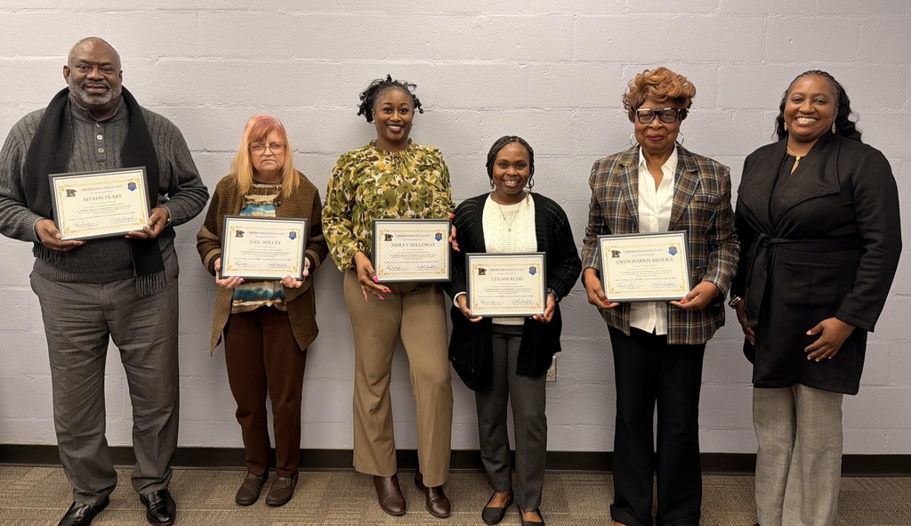 Our board members were formally recognized during the board meeting on Monday, January 13, in appreciation of their leadership and commitment to ensuring success for all students.