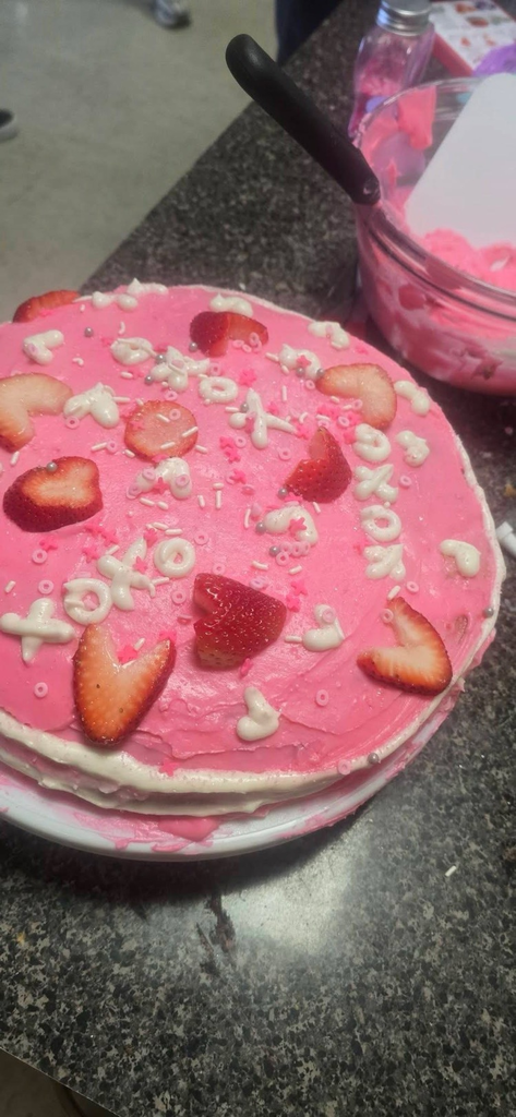 Students showed creativity, teamwork, and presentation while designing their cakes.