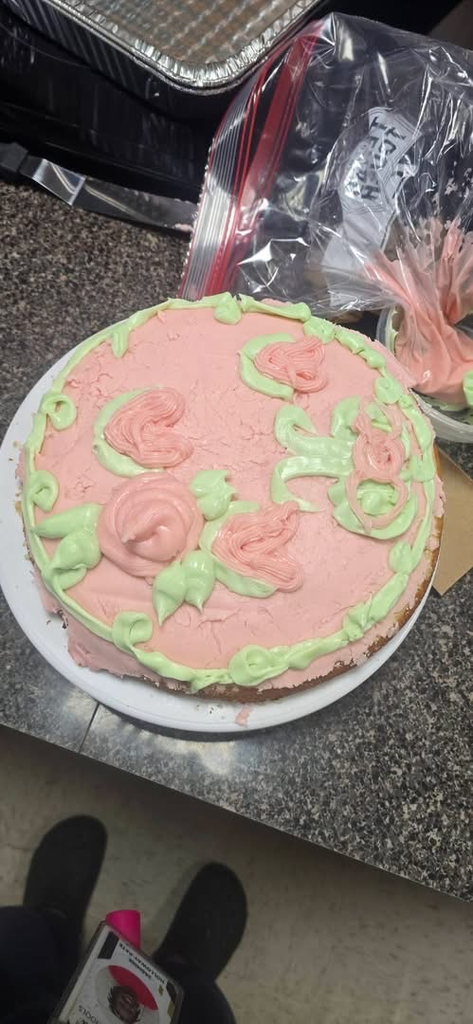 Students showed creativity, teamwork, and presentation while designing their cakes.