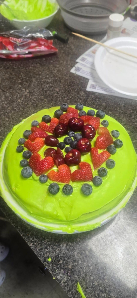 Students showed creativity, teamwork, and presentation while designing their cakes.