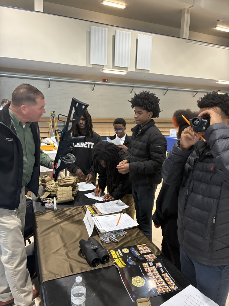 Our juniors and 8th graders enjoyed attending the Chambers County Career Expo!