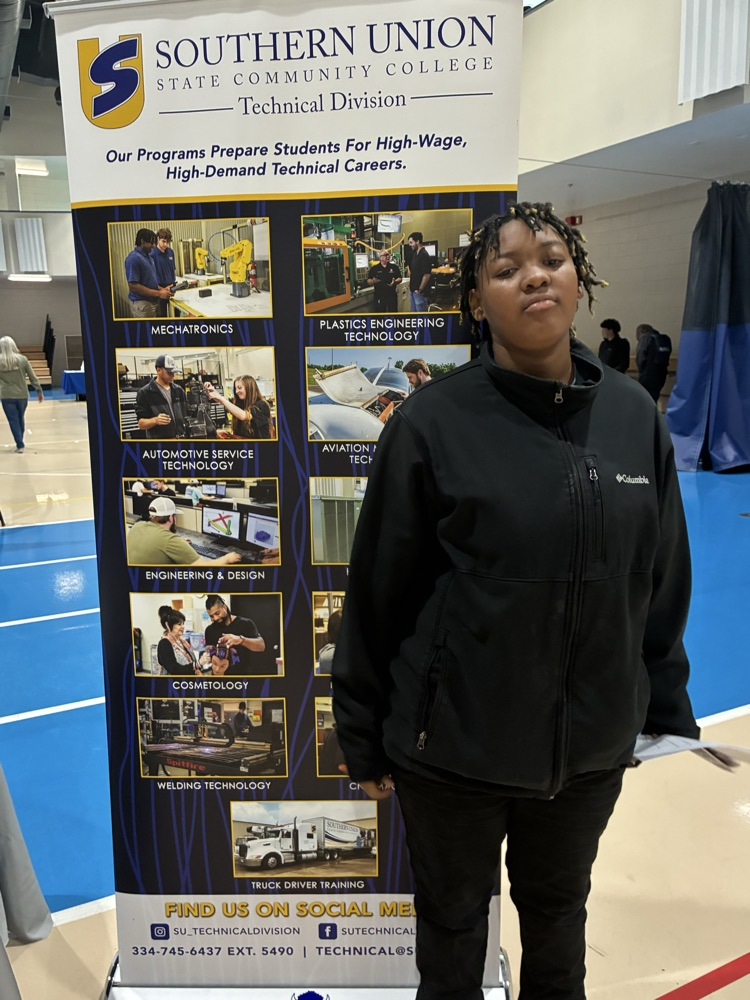 Our juniors and 8th graders enjoyed attending the Chambers County Career Expo!