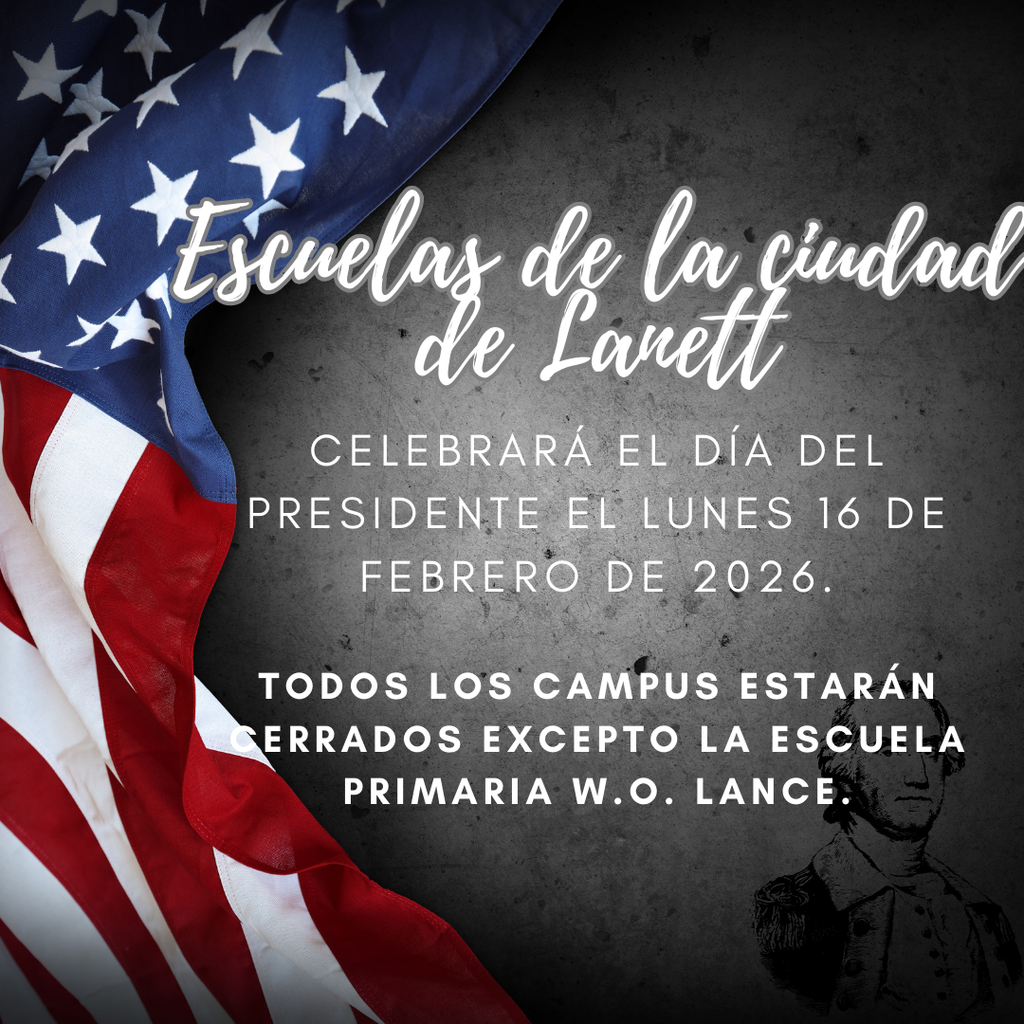 Lanett City Schools will observe President's Day on Monday, February 16, 2026. All campuses will be closed except for W.O. Lance Elementary. 