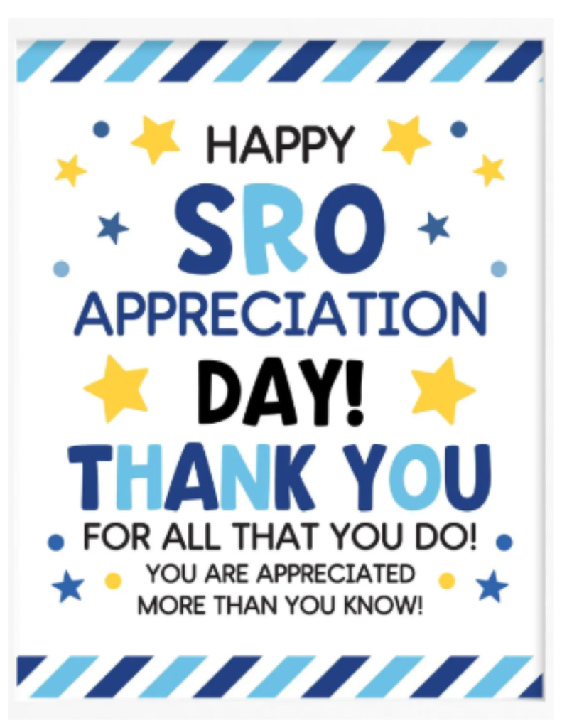 Happy SRO Appreciation DAy!
