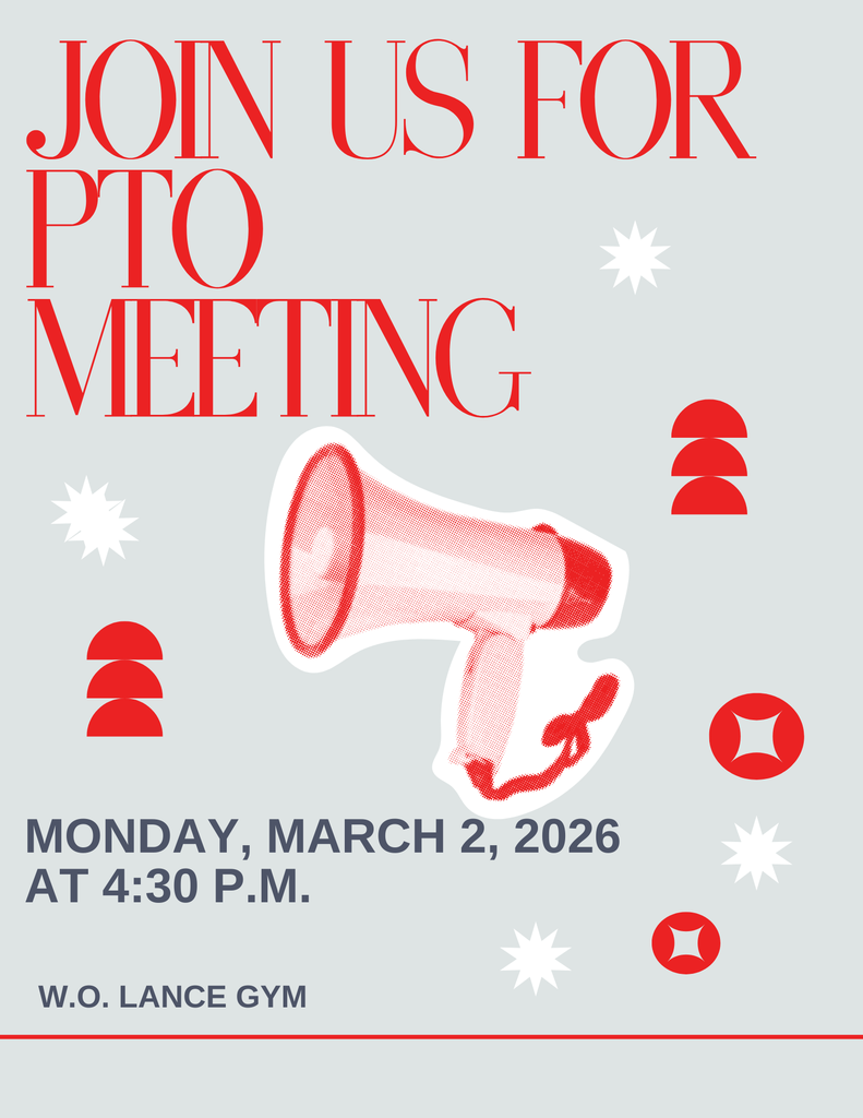 🗓 Monday, March 2, 2026 📍 W.O. Lance Gym Come stay informed, share your ideas, and get involved in supporting our students and school community. We look forward to seeing you there!